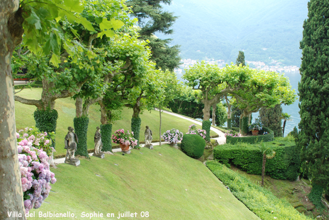 Villa del balbaniello: la chemin