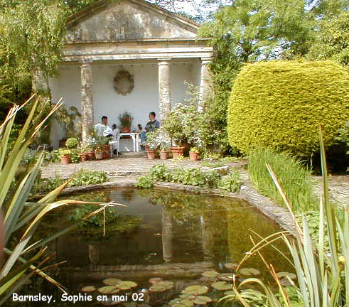 Barnsley: le bassin et le temple