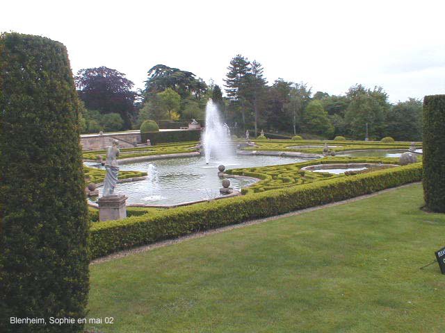 Jardins d'eau à Blenheim Park