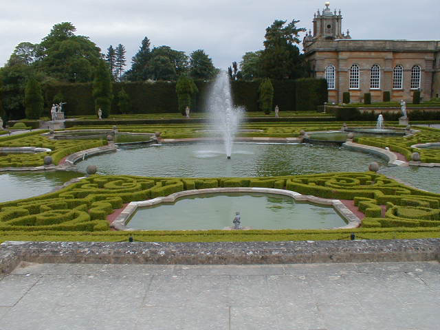 Jardins d'eau à Blenheim Park