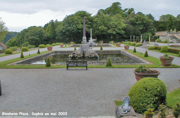 Jardins d'eau à Blenheim Park