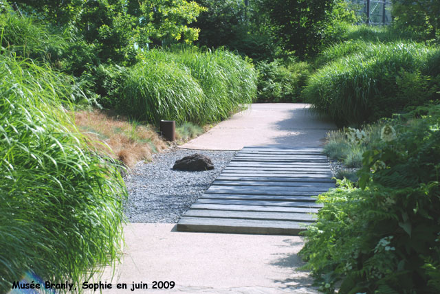 Musée Branly: passage en bois