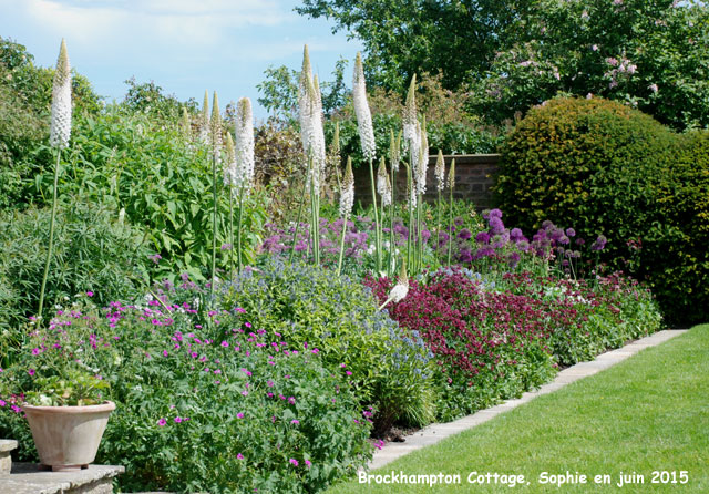 la terrasse Ouest  Brockhampton Cottage