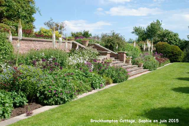 la terrasse Ouest  Brockhampton Cottage