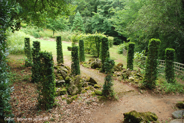 cadiot: entrée du sous-bois