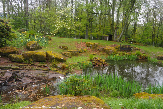 Le lac du jardin des Callunes