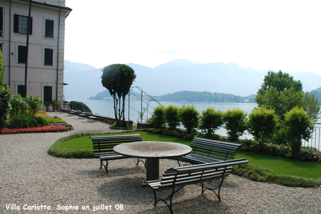 villa carlotta: terrasse