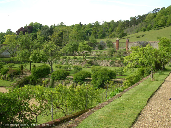 Le jardin clos de Chilworth Manor