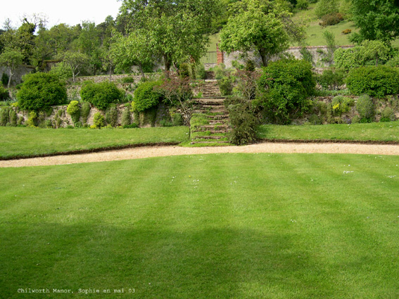 Le jardin muré de Chilworth Manor