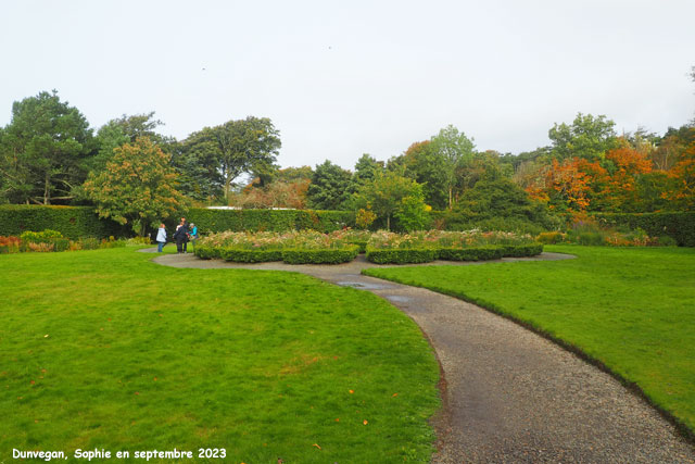jardin circulaire à Dunvegan Castle