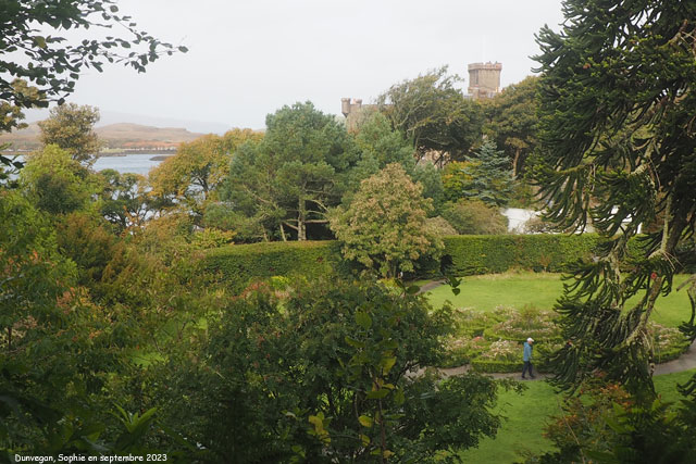 jardin circulaire à Dunvegan Castle