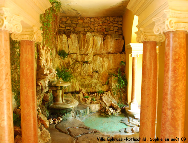 Villa Ephrussi-Rothschild: grotte