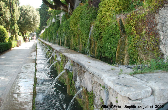 Villa d'Este: les cent fontaines