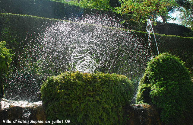 Villa d'Este: les cent fontaines