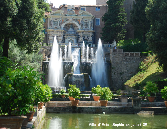 Villa d'Este: orgues