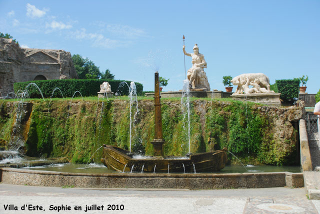 Villa d'Este: la fontaine de Rome