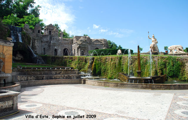 Villa d'Este: la fontaine de Rome