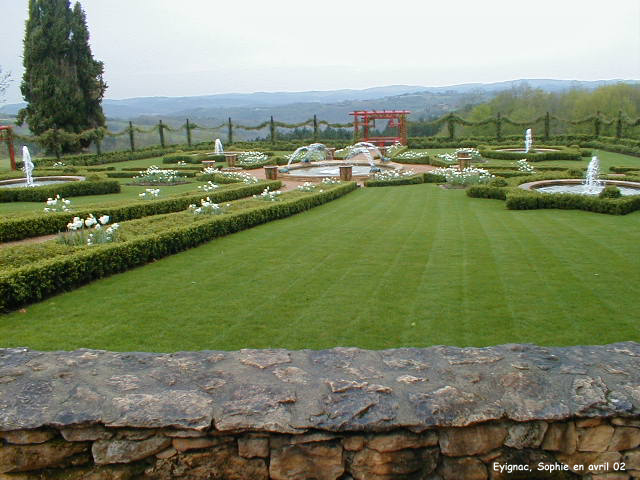 Eyrignac: roseraie