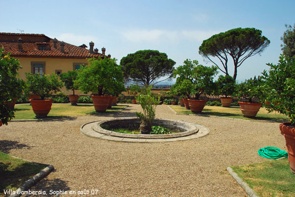 Villa Gamberaia: l'orangeraie