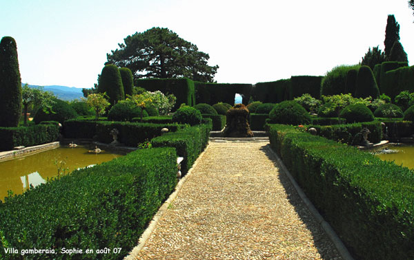 Villa Gamberaia: perspective centrale