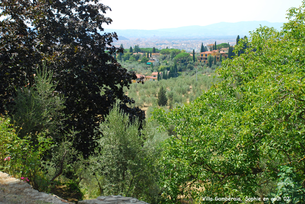 Villa Gamberaia: paysage