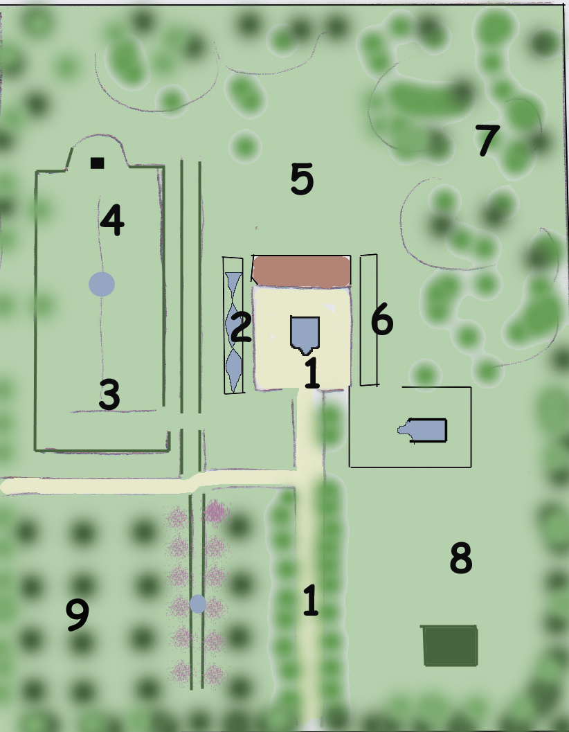 plan du Grand Courtoiseau