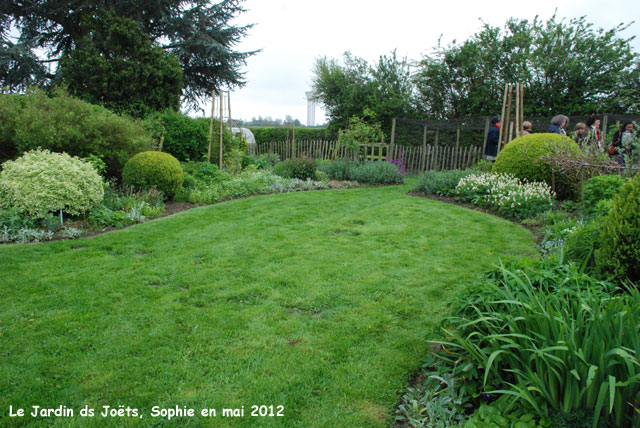 Jardin des Joëts: bleu et blanc
