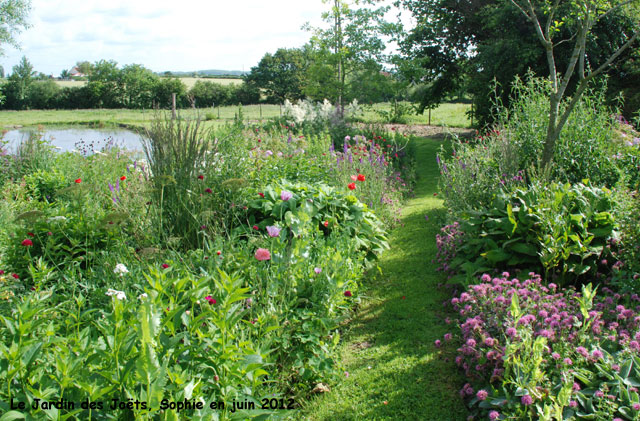 Jardin des Joëts: grands massifs