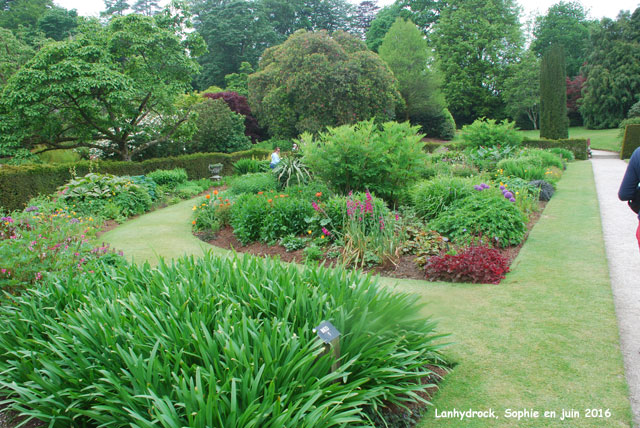 Lanhydrock: jardin circulaire