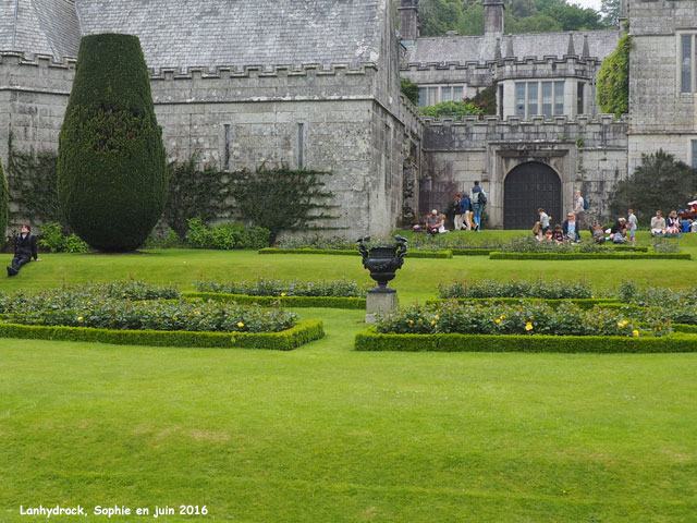 Lanhydrock: les parterres