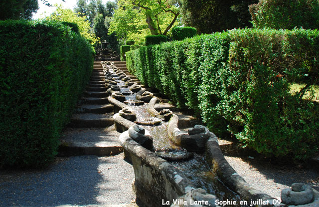 Vila Lante: chaîne d'eau