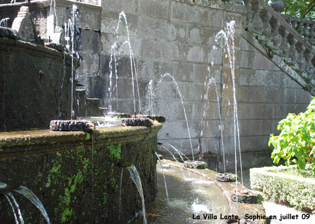 Vila Lante: fontaine des Lumières