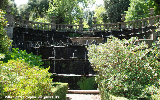 Vila Lante: fontaine des lumières