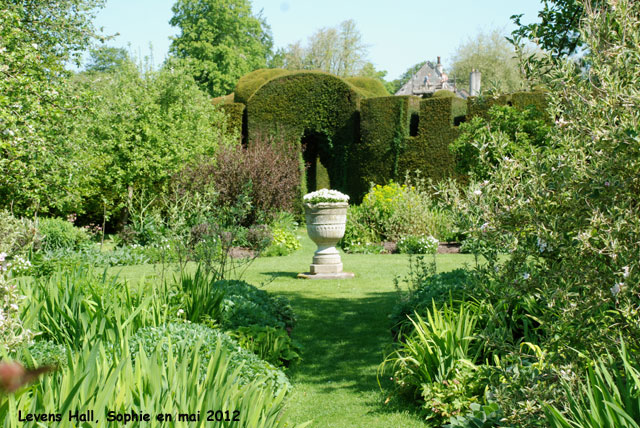 Levens Hall: cercle de gazon