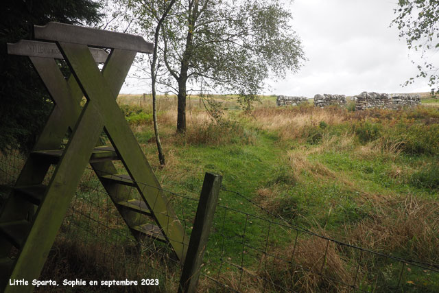 Escabeau à Little Sparta