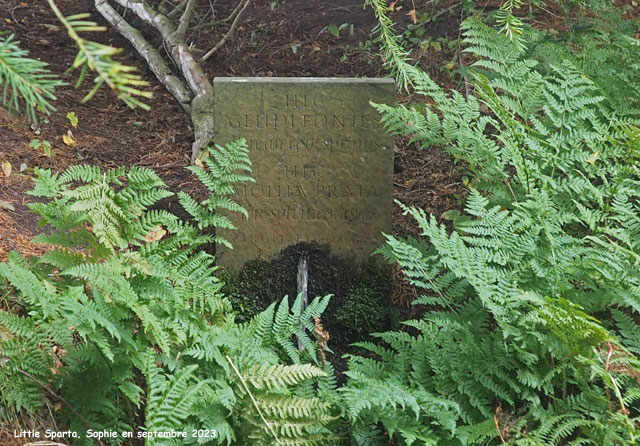 fontaine à Little Sparta