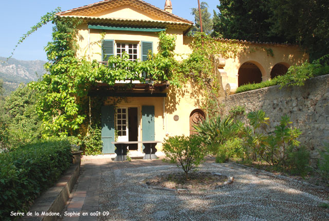 serre de la Madone: la villa