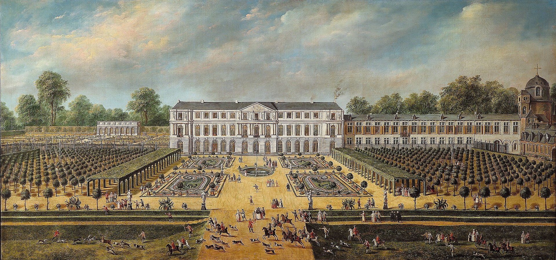 le château de Charles de Lorarine à Mariemont