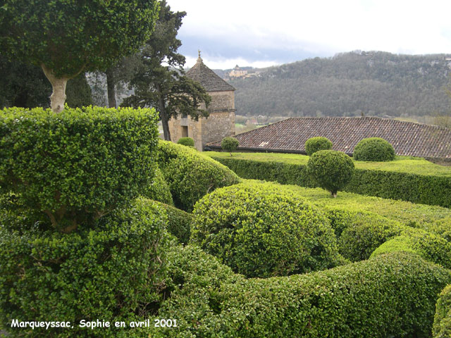 marqueyssac: près de la loggia