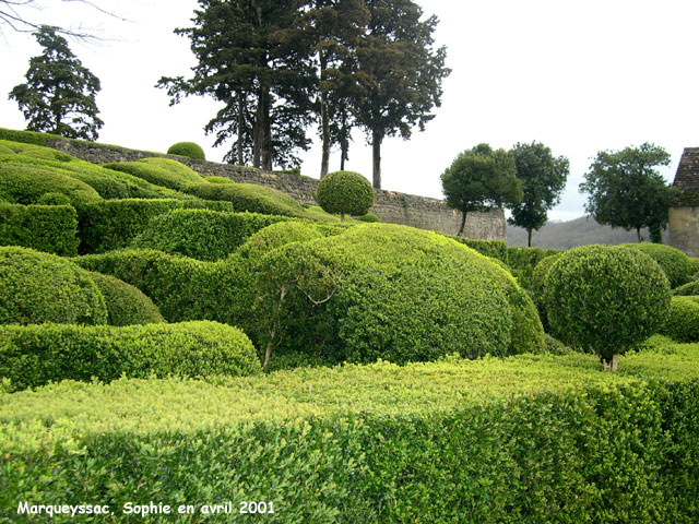 marqueyssac: près de la loggia