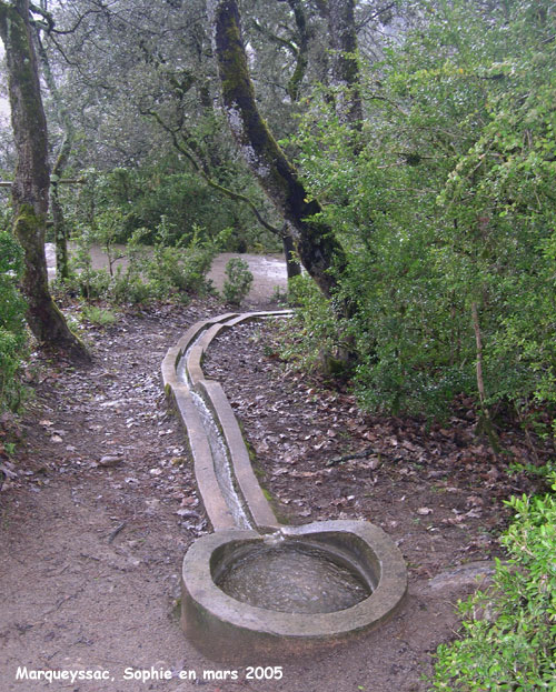 marqueyssac: l'eau