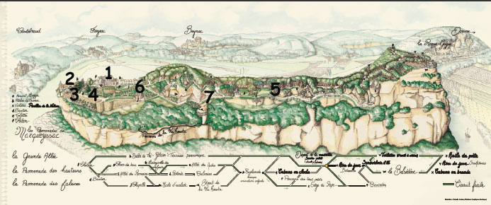 Marqueyssac: plan