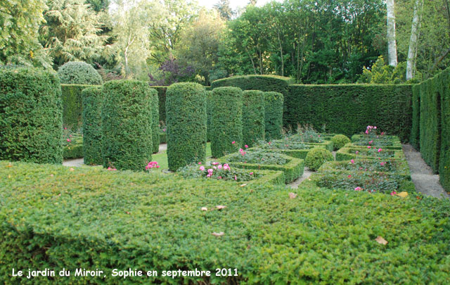 roseraie du jardin du miroir