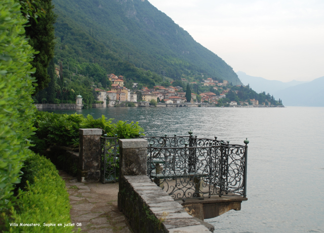 le lac de Côme à Monastero