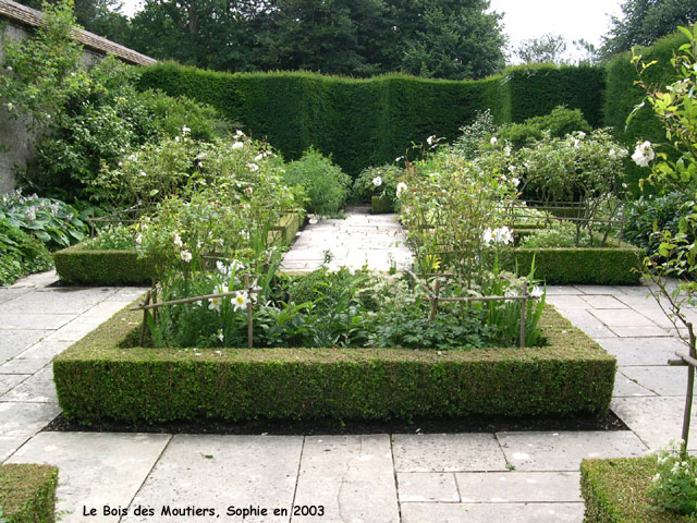 Le Bois des Moutiers: le jardin blnc