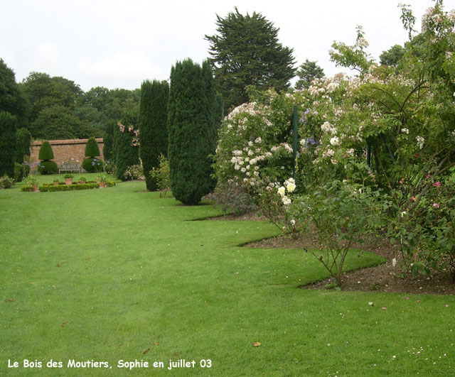 La roseraie du Bois des Moutiers