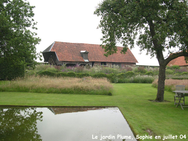 Le bassin du jardin Plume