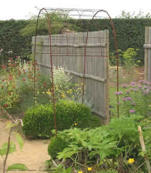pergola du potager