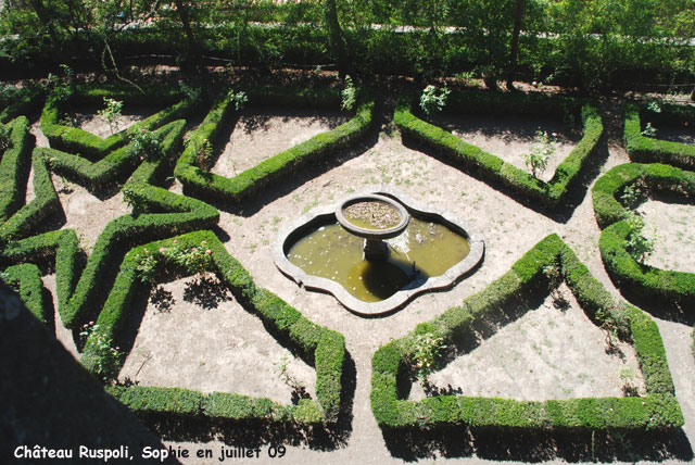 château de Ruspoli: le jardin secret