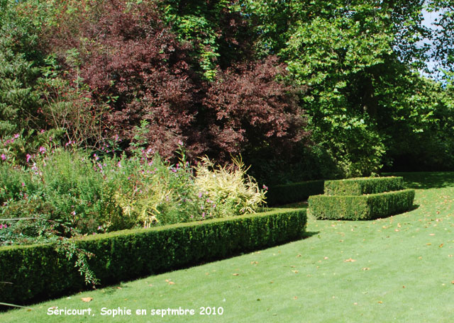 Séricourt: le jardin géométrique